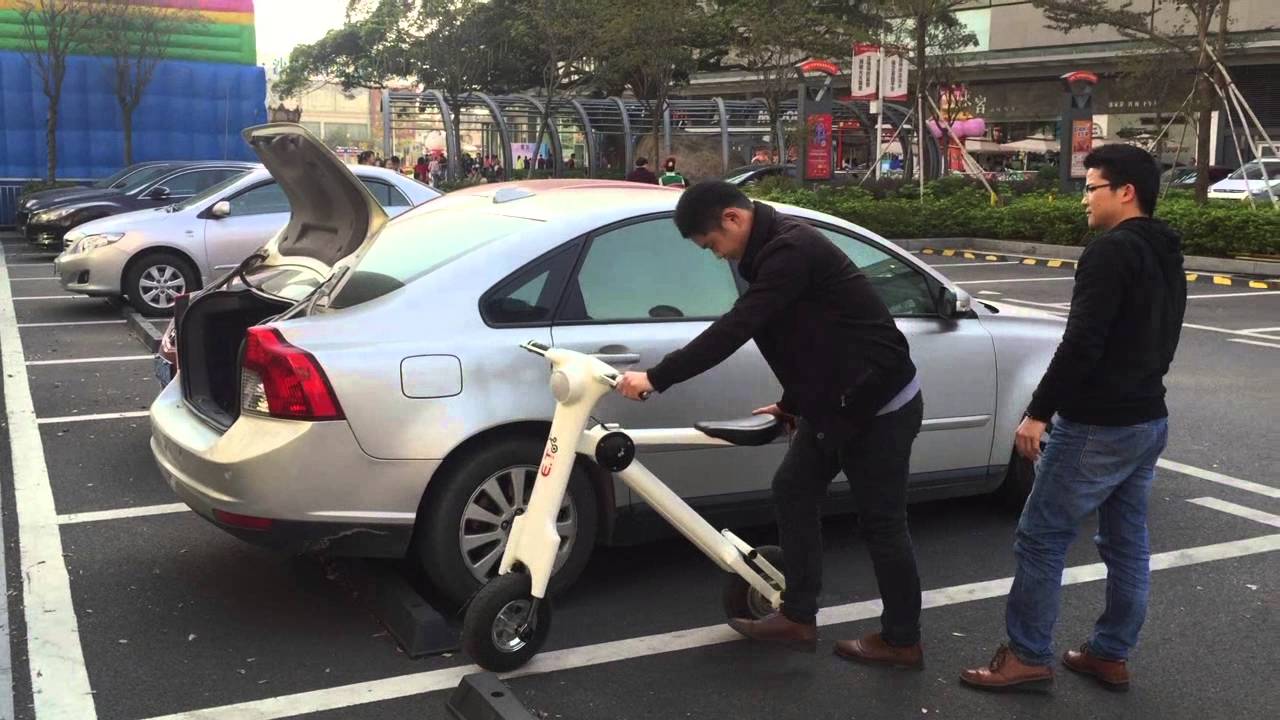 Plegable,Folding scooter &eacute;lectrique est pliable Best partner of Designated Driver,taxi Services