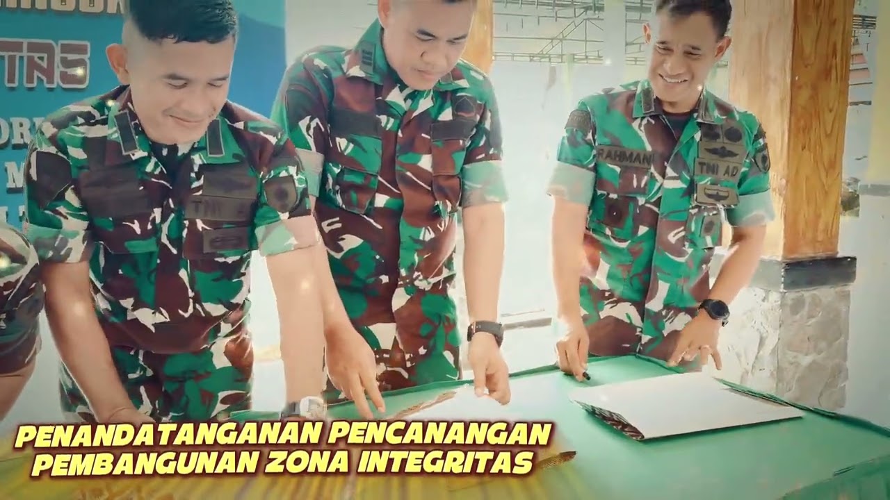 Brigif 11/BS Menuju WBK (Wilayah Bebas Korupsi) Dan WBBM (Wilayah Birkrasi Bebas Melayani)