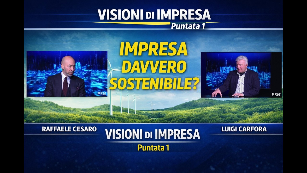 VISIONI DI IMPRESA – Puntata 1 | La sostenibilità d’impresa oltre gli slogan | Luigi Carfora