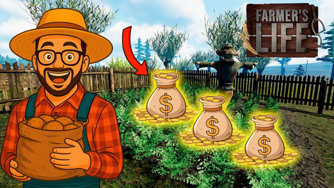 💰 Colhi TODAS as Batatas e Fui Vender! Quanto Lucrei? | Farmer’s Life EP.09