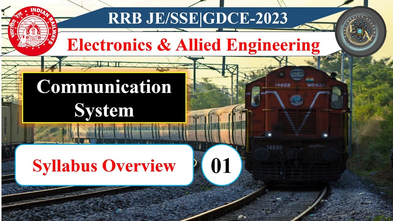 RRB JE Communication System -01 | Communication System Syllabus  for RRB JE | GDCE Classes