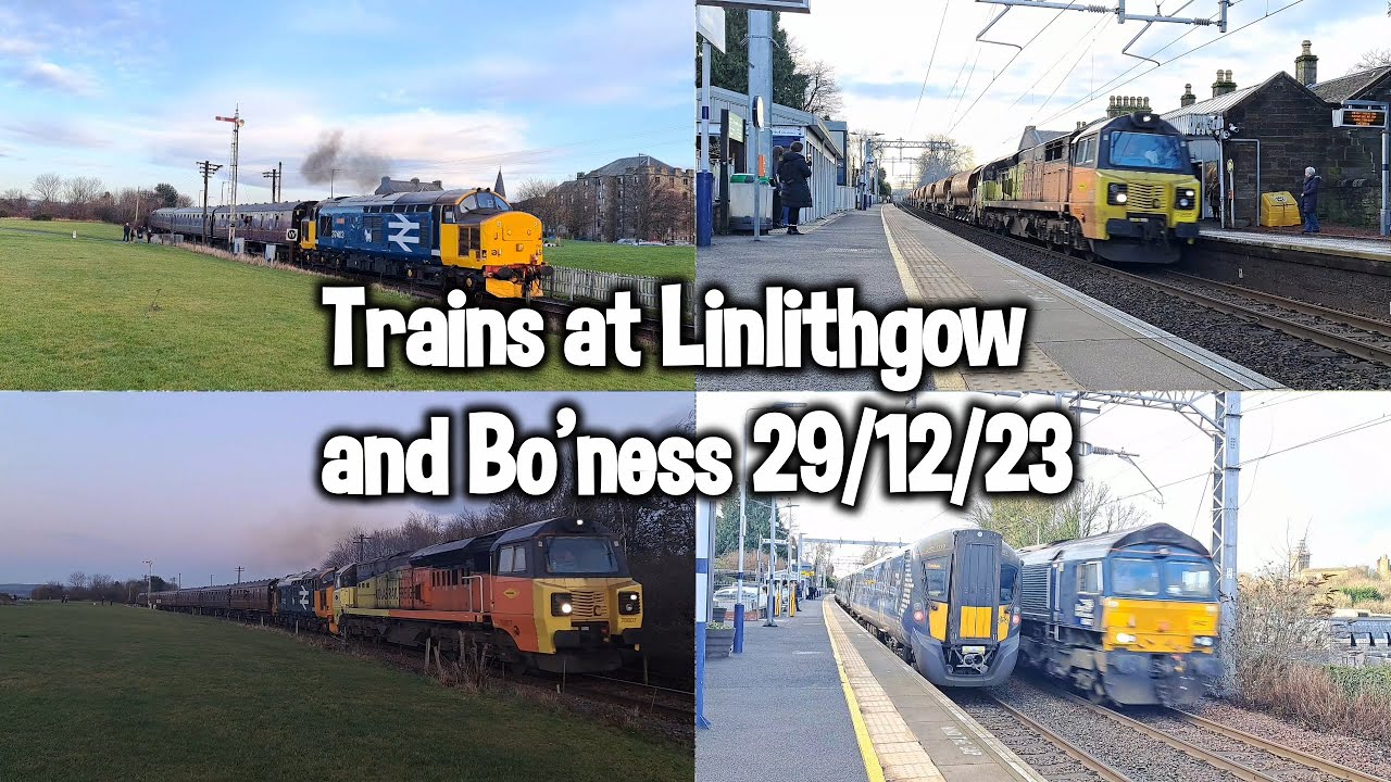 Linlithgow and Bo'ness Diesel Gala 29th of December 2023