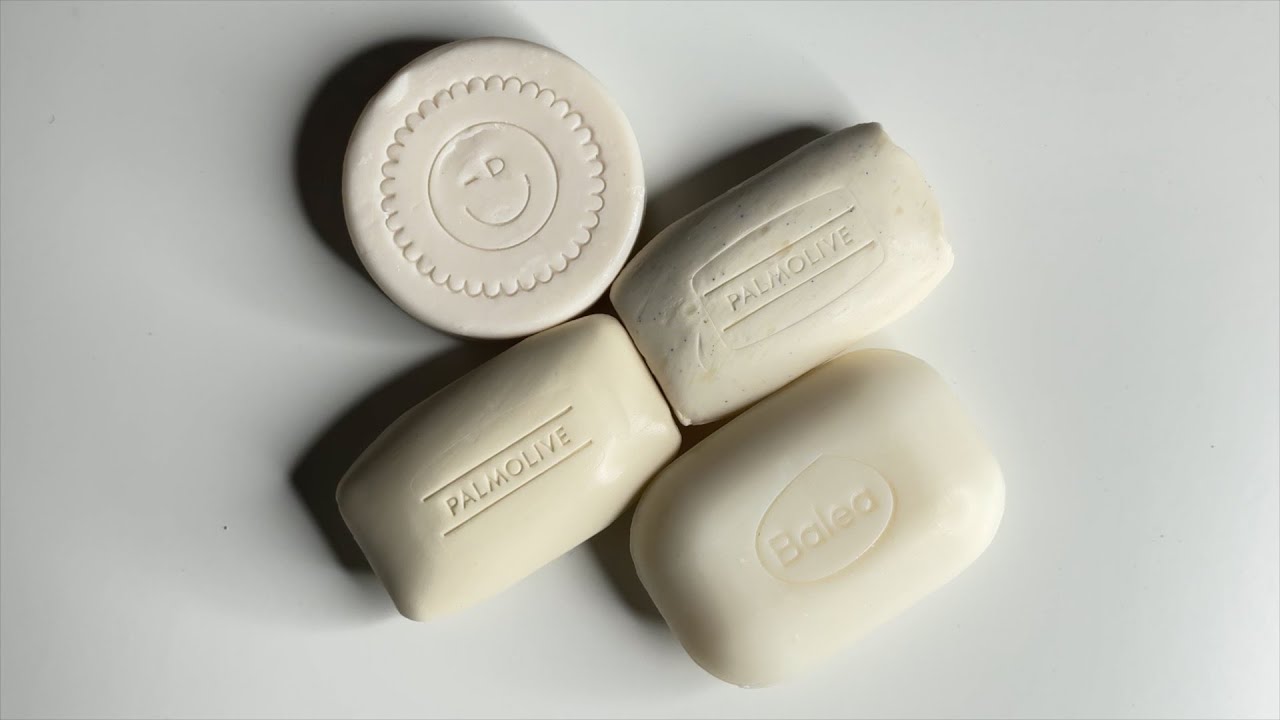 🥥 ASMR Cutting Only White Soaps | Calming Sounds | No Talking 🥥