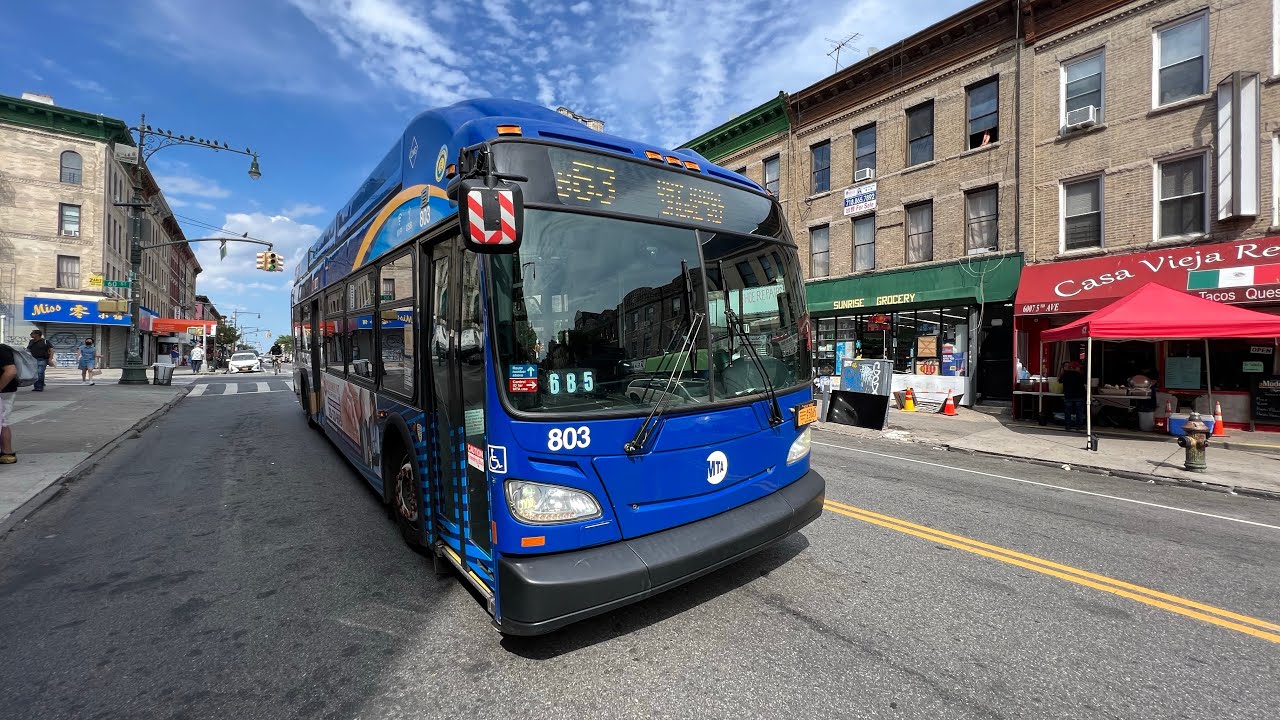 MTA: On Board 2017 NF XN40 Xcelsior CNG #803 On The B63 Local Bus Route (Detoured Trip) (07/09/2022)