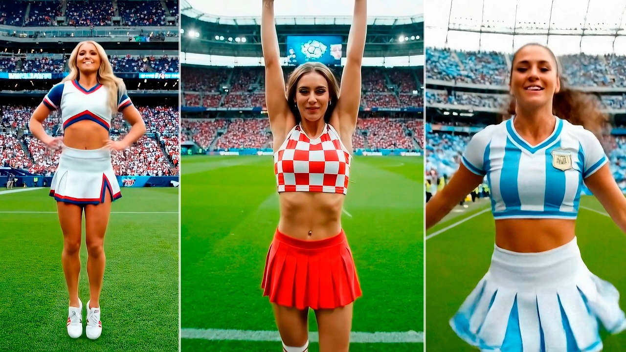 Mundial 2026 ⚽🔥 | Cheerleaders animando a las selecciones