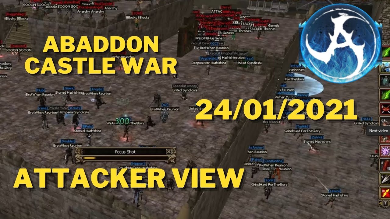 Kalonline Abaddon Castle War 24/01/2021 - Abaddon 2021 Private Server-Attacker Side #kalonline
