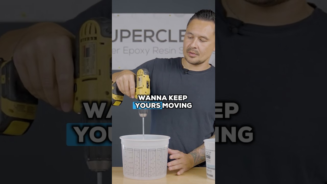 THE SECRET TECHNIQUE FOR MIXING LIQUID GLASS DEEP POUR EPOXY 💡