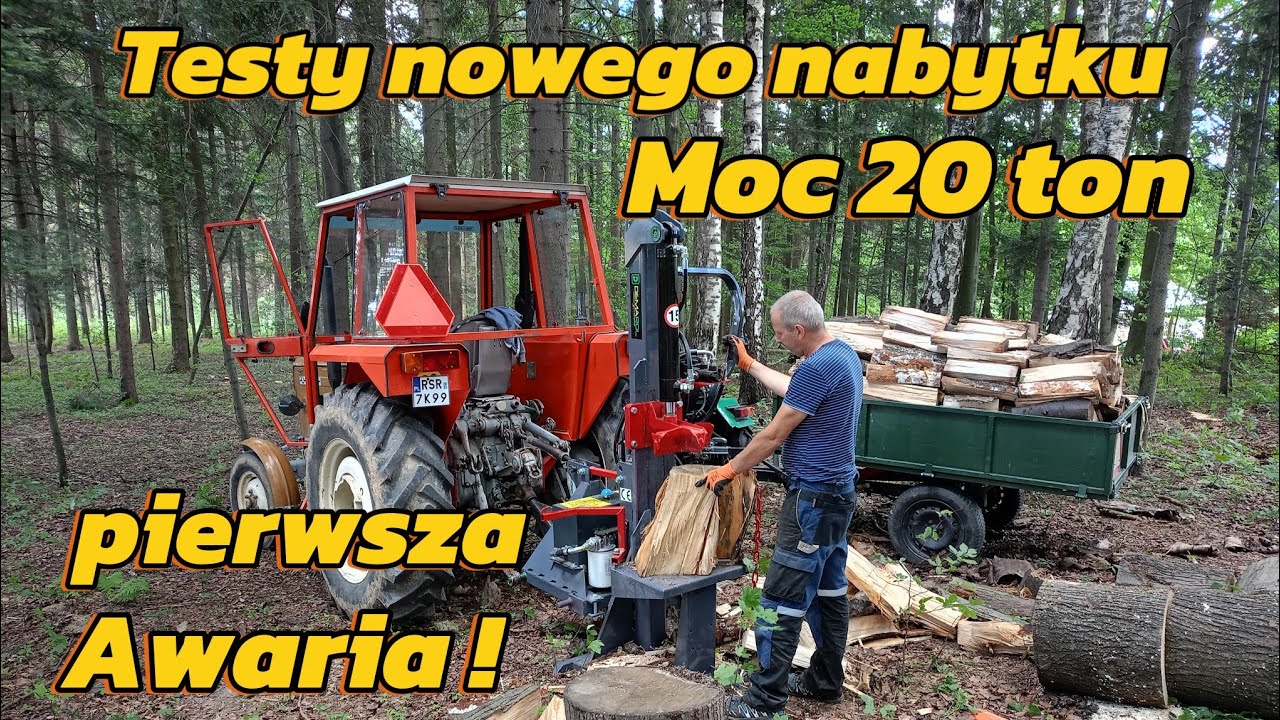 Konkretny Test Łuparki 20 Ton Od @demarolzielonki2394  Wyciek Oleju Odpadające Części