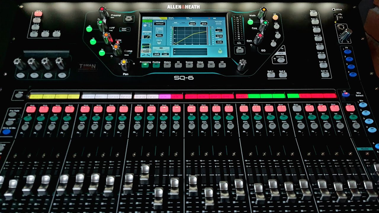 Jak ułatwić sobie pracę na Allen Heath Sq5 sq6 sq7