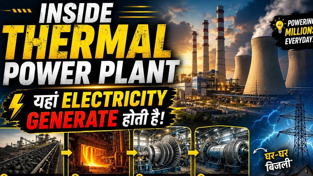 Inside Thermal Power Plants Live Working ROSA 🔴 Working Shahjahanpur, U.P. यहां बनती है बिजली 🔥