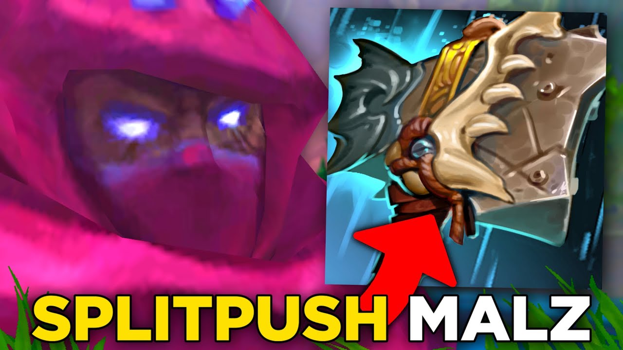 Malzahar pod SPLITPUSH niszczy turrety w League of Legends