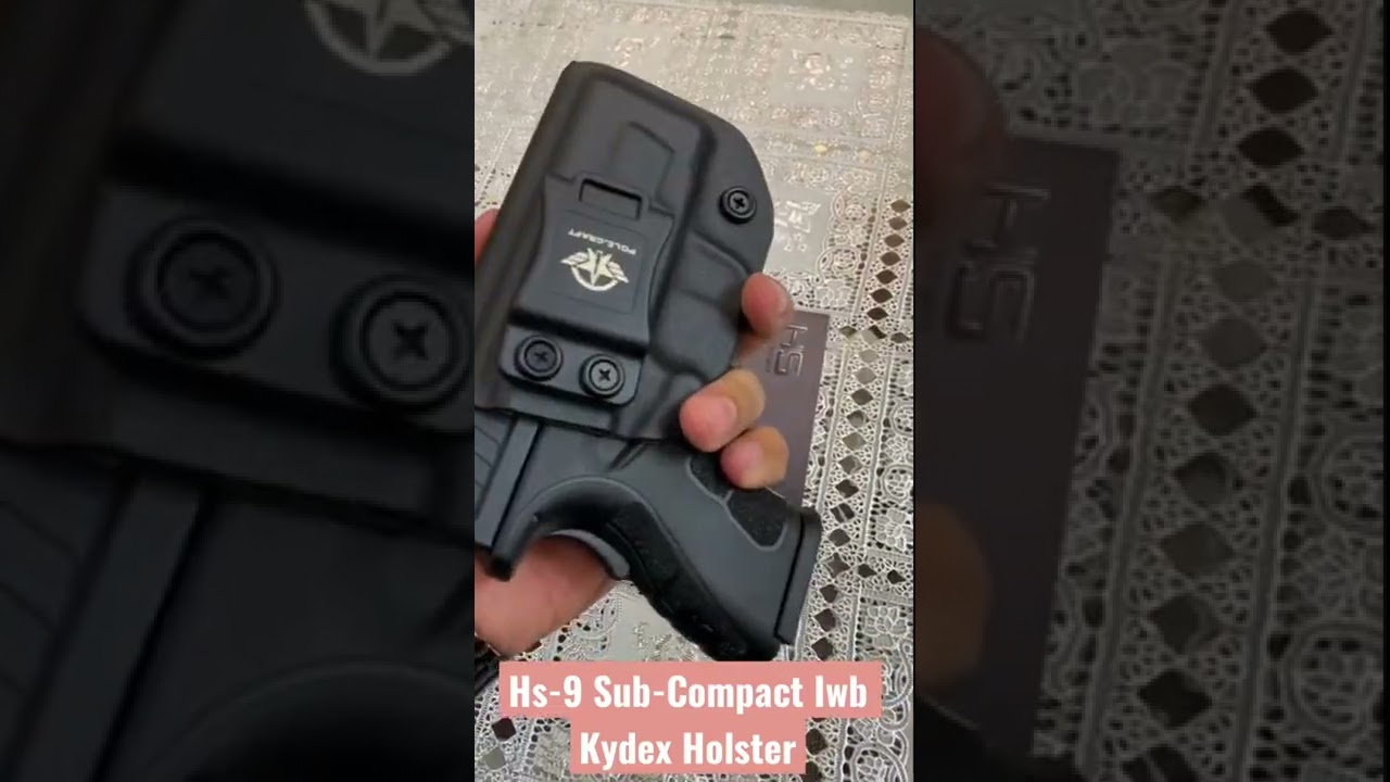 Hs9 Sub Compact Iwb Kydex Holster Availabe for pre-order 📱