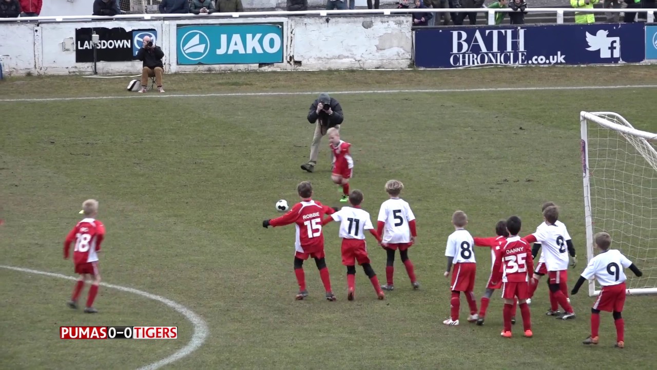 Bath Arsenal half time match at Twerton Park