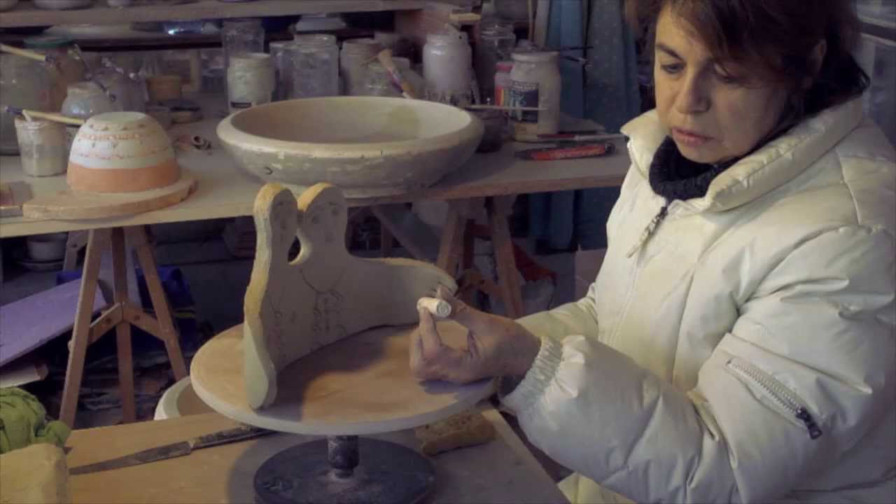 Le couple de rêveurs, une céramique de Natacha Fidler