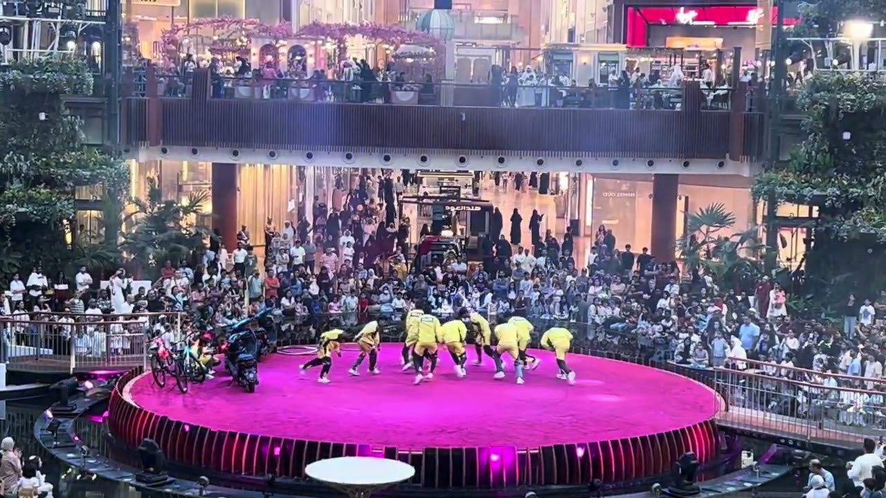 V. Unbeatable from america’s got talent performing live at mall of qatar  !
