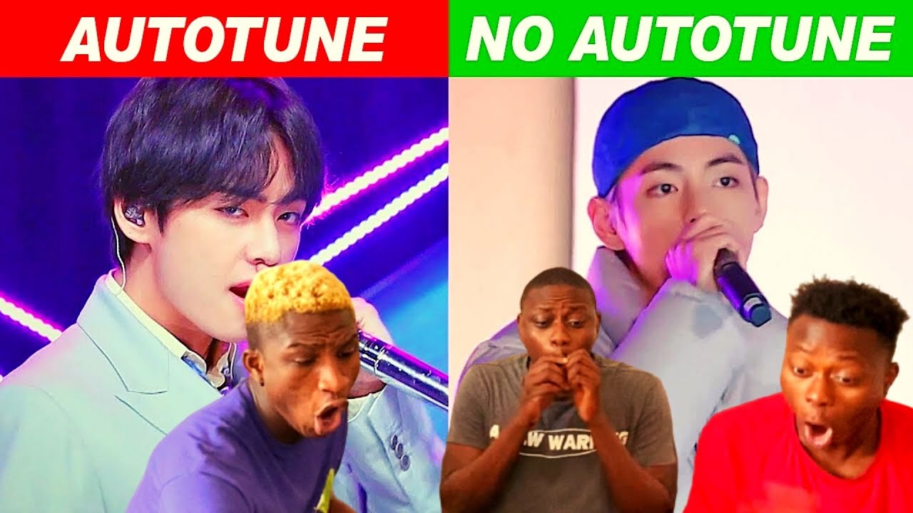 SOME PEOPLE SOUND BETTER WITHOUT AUTOTUNE! REACTION TO KPOP IDOLS AUTOTUNE VS NO AUTOTUNE
