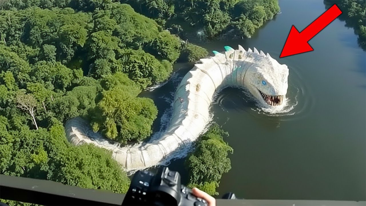 Monsters That Live In The Amazon River Caught On Camera