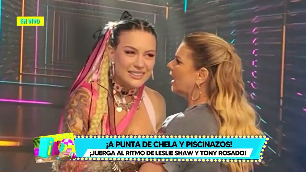 Amor y Fuego - ENE 16 - LESLIE TRAS HABER CANTADO CON MICHEILLE EN REALITY: 