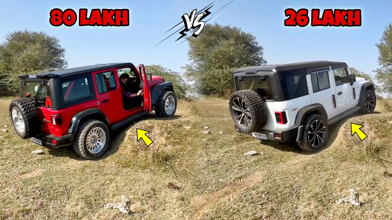 Jeep Rubicon vs Mahindra Roxx | Most demanded offroad comparison