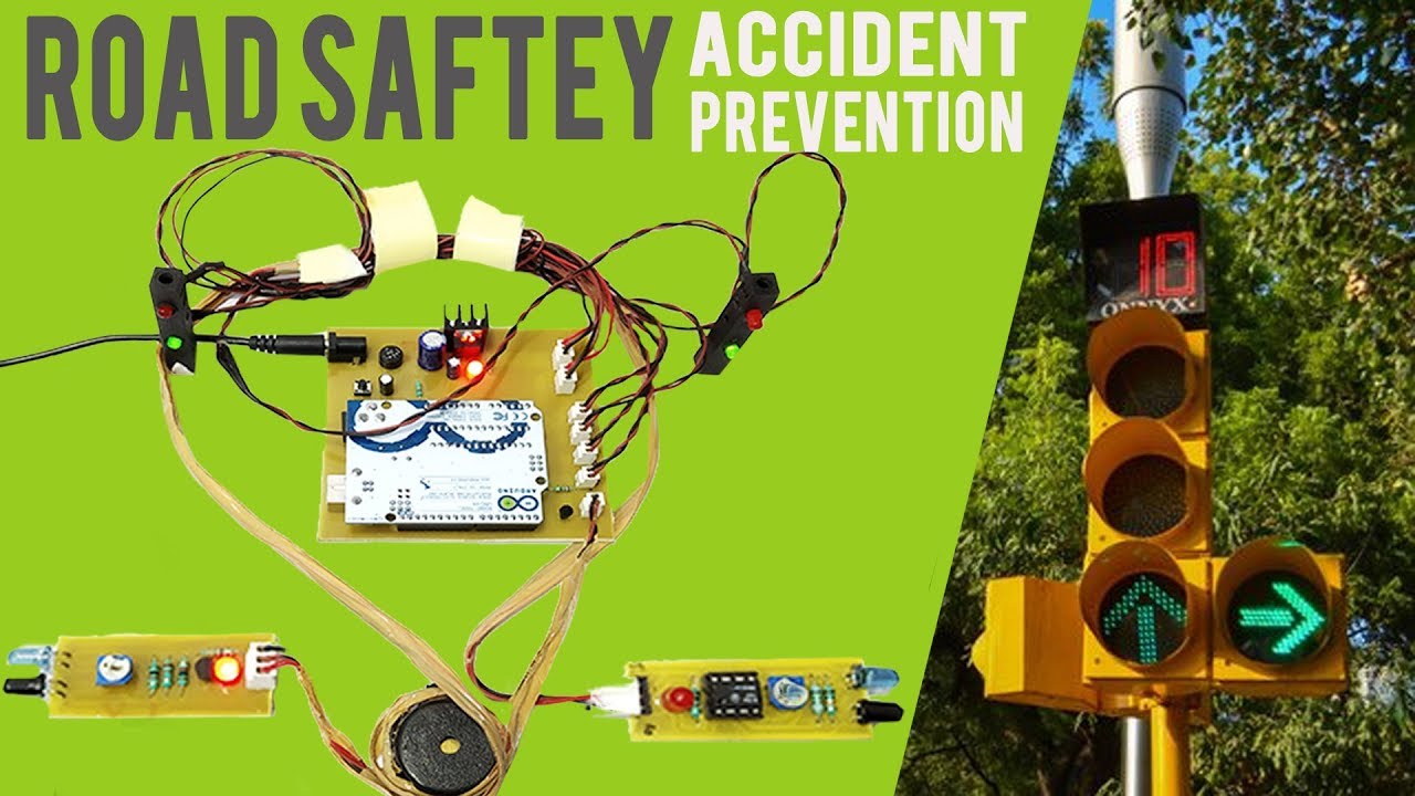 Smart Road Safety & Vehicle Accident Prevention for Mountain Roads Arduino Project