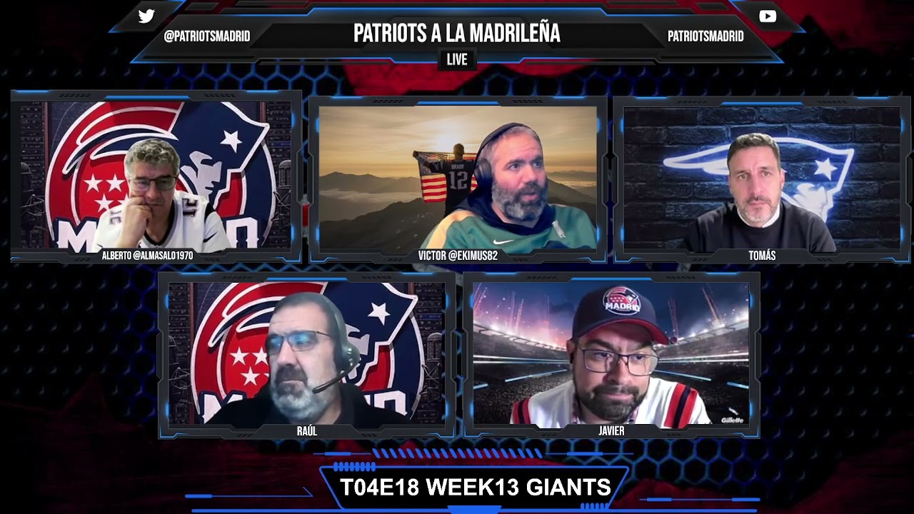 Patriots a la madrileña T04E18 Semana 13 Giants