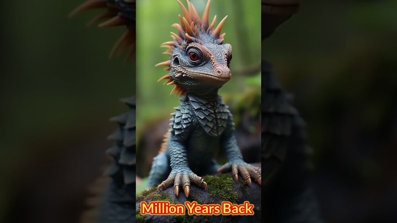 Now vs million years back| spiny tailed monitor | #shorts #short #animals#discovery  #youtubeshorts