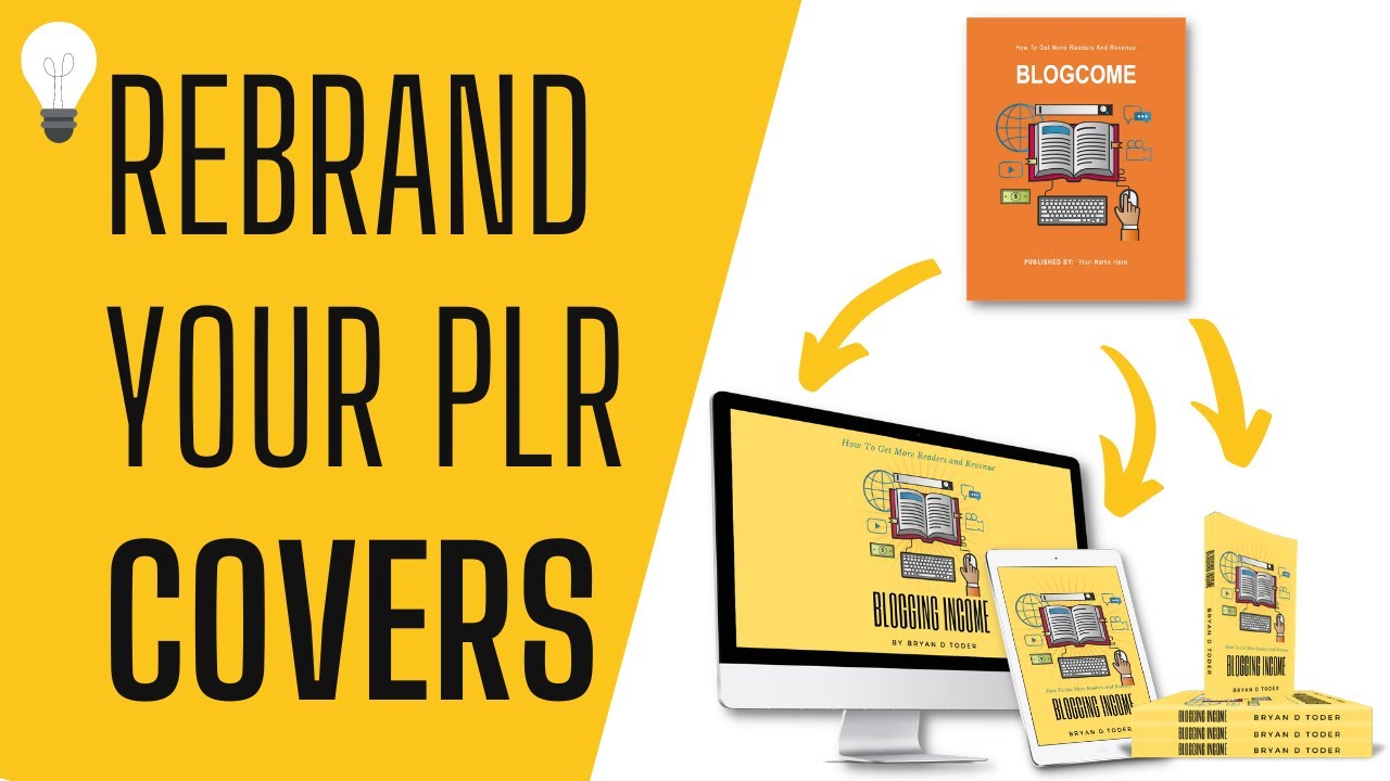 How to Rebrand PLR Products &bull; Changing the Cover