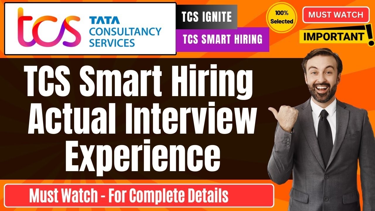 🔥Интервью TCS Smart & Ignite | Реальные вопросы для собеседования | TCS Smart Hiring 2025