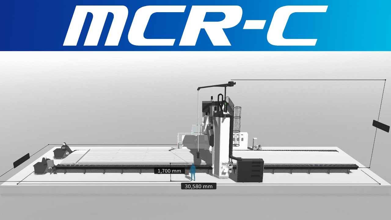 3D Machine View/Double-Column Machining Center MCR-C【OKUMA CORPORATION JAPAN】