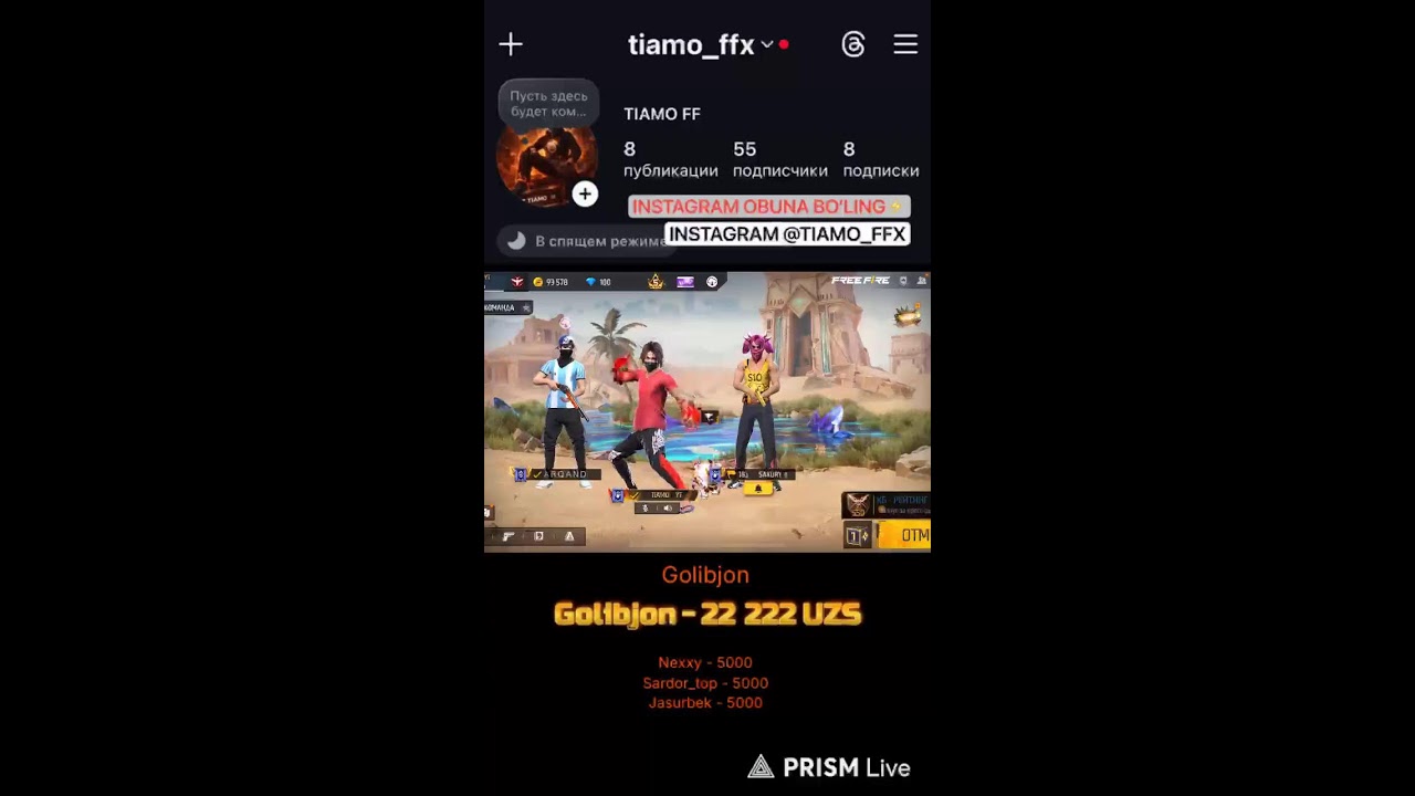ENG ZOR STRIM SNAYPERGA MODER BOR 😱❤️‍🔥 #freefire #ffmax #ff #tiamoff #tiamo_ff #garena #strim