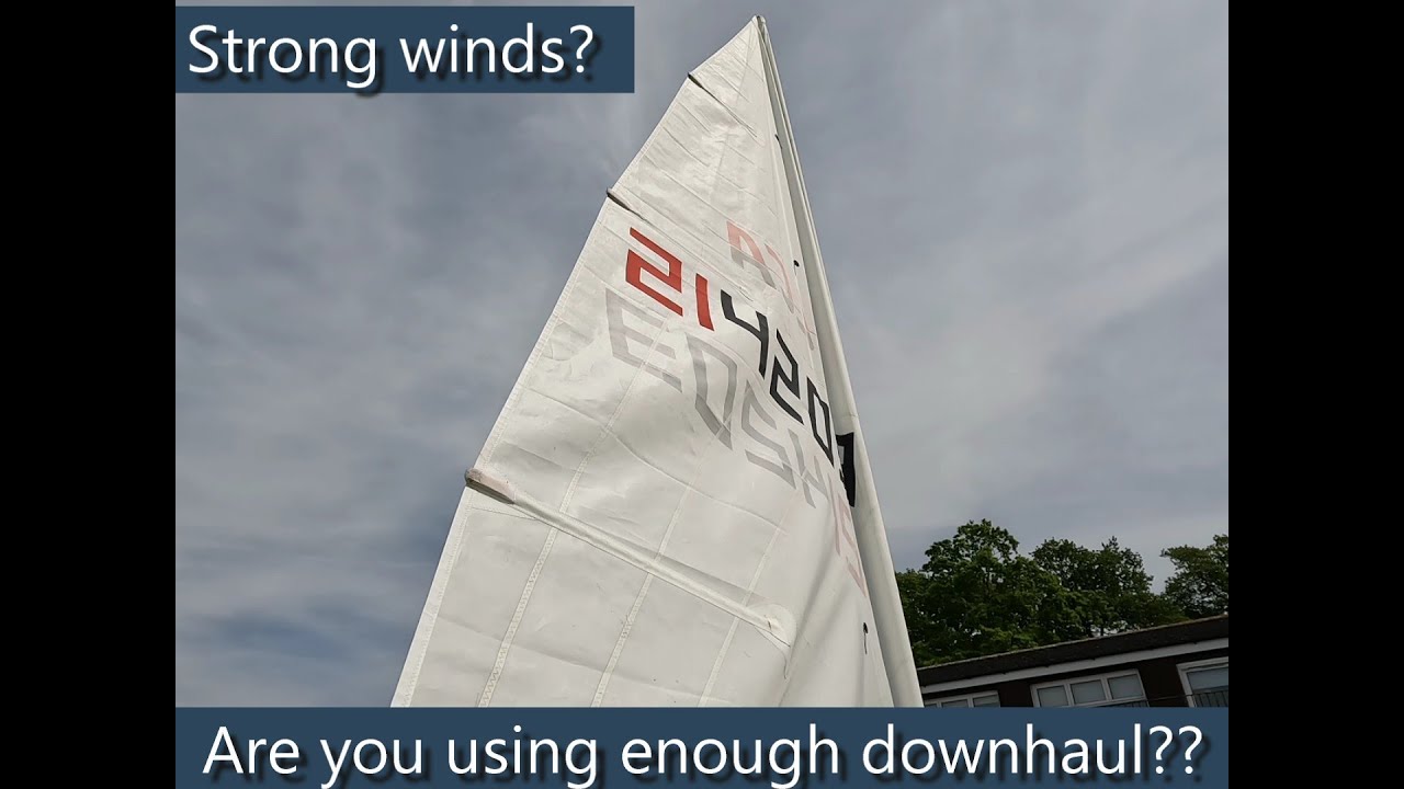 Setting up your sail for medium and strong winds