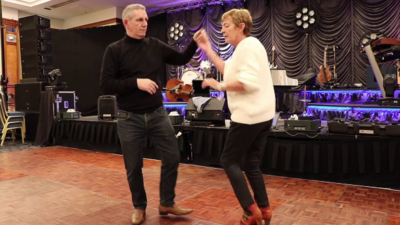 Nathan Carter Blackpool 2018 - Jive lessons with Brefin O`Brian