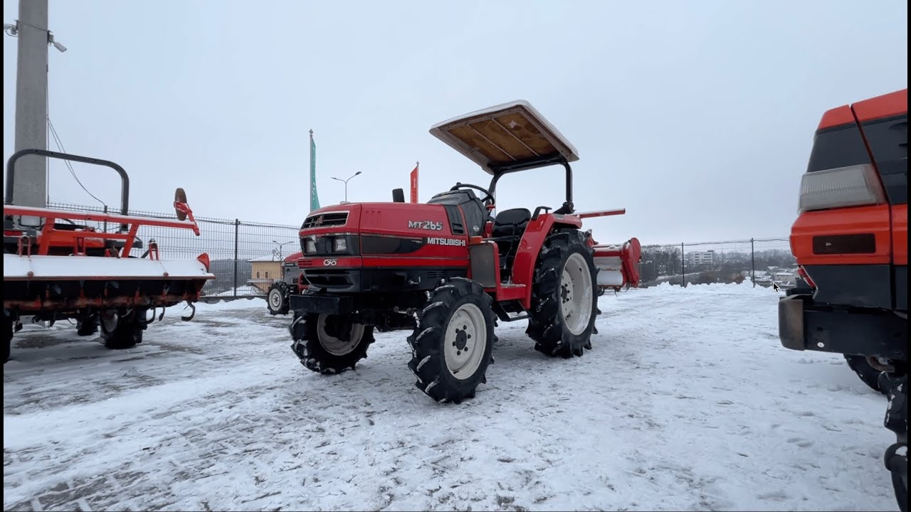 Відео огляд на японський міні трактор Mitsubishi MT-265 | Totus Traktor