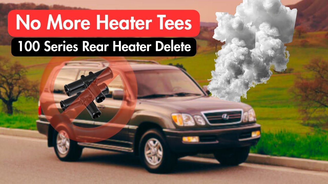 Удаление тройника отопителя на LX470 / Toyota Land Cruiser (100 серии)