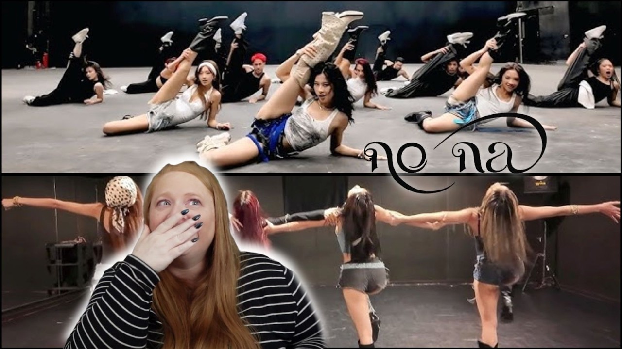 no na - Work & Sizzle Dance Practice | REACTION