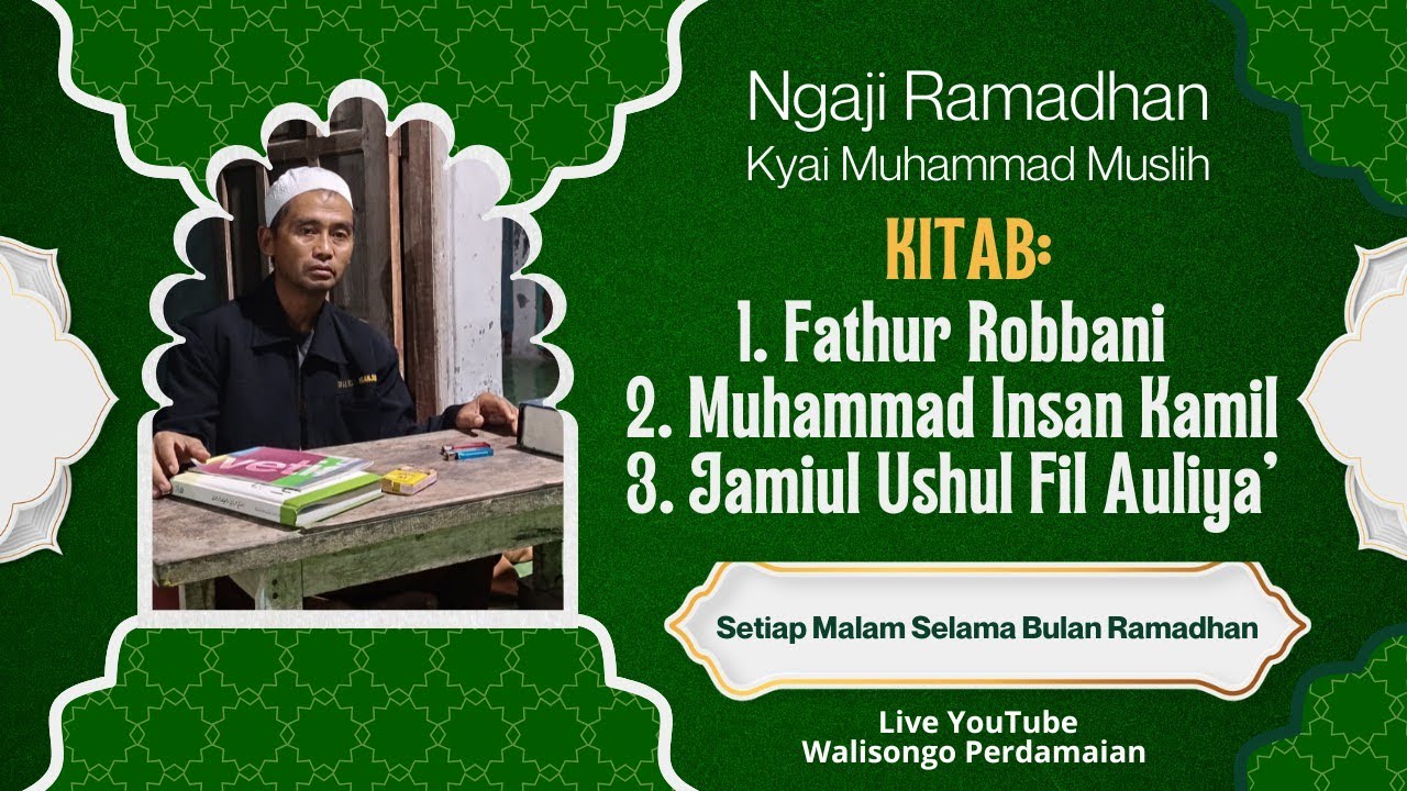 NGAJI RAMADHAN | MALAM KE 24 PART 1 | KITAB JAMIUL USHUL FIL AULIYA'