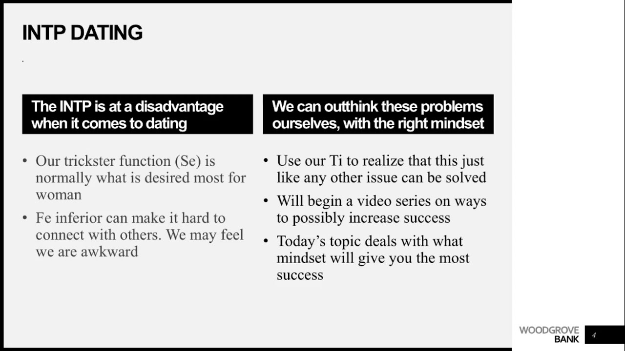The INTP Dating Mindset