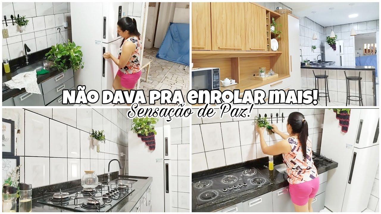 Faxina na Coxinha/ Faxina nos armários e na geladeira/ Lavei,limpei e faxinei tudo! Motivação