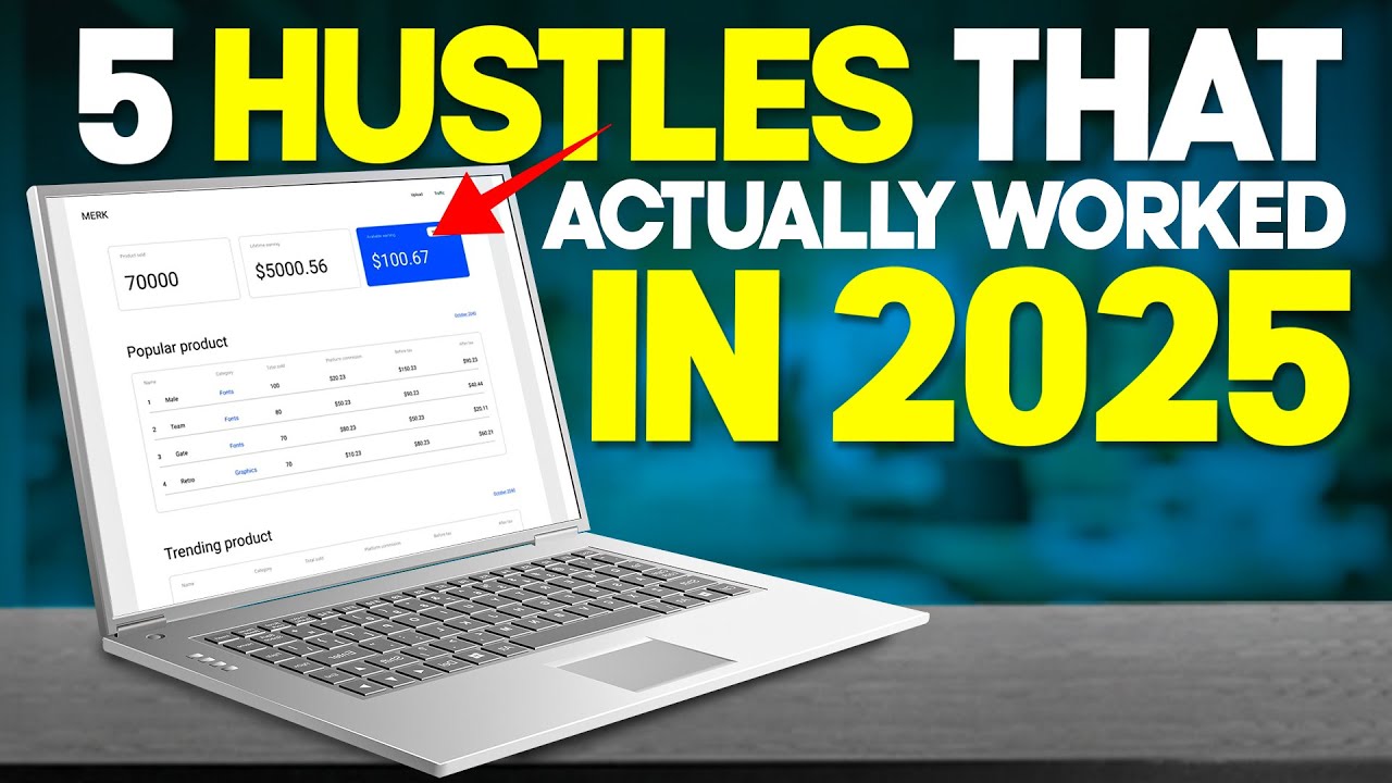 5 Hustles That Actually Worked in 2025! 100K/ Month