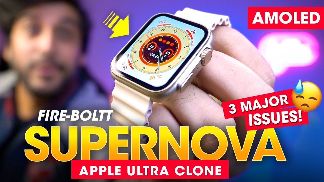 Best *Apple Watch Ultra Clone* with AMOLED Display... BUT! ⚡️ Fire-Boltt SUPERNOVA Smartwatch Review