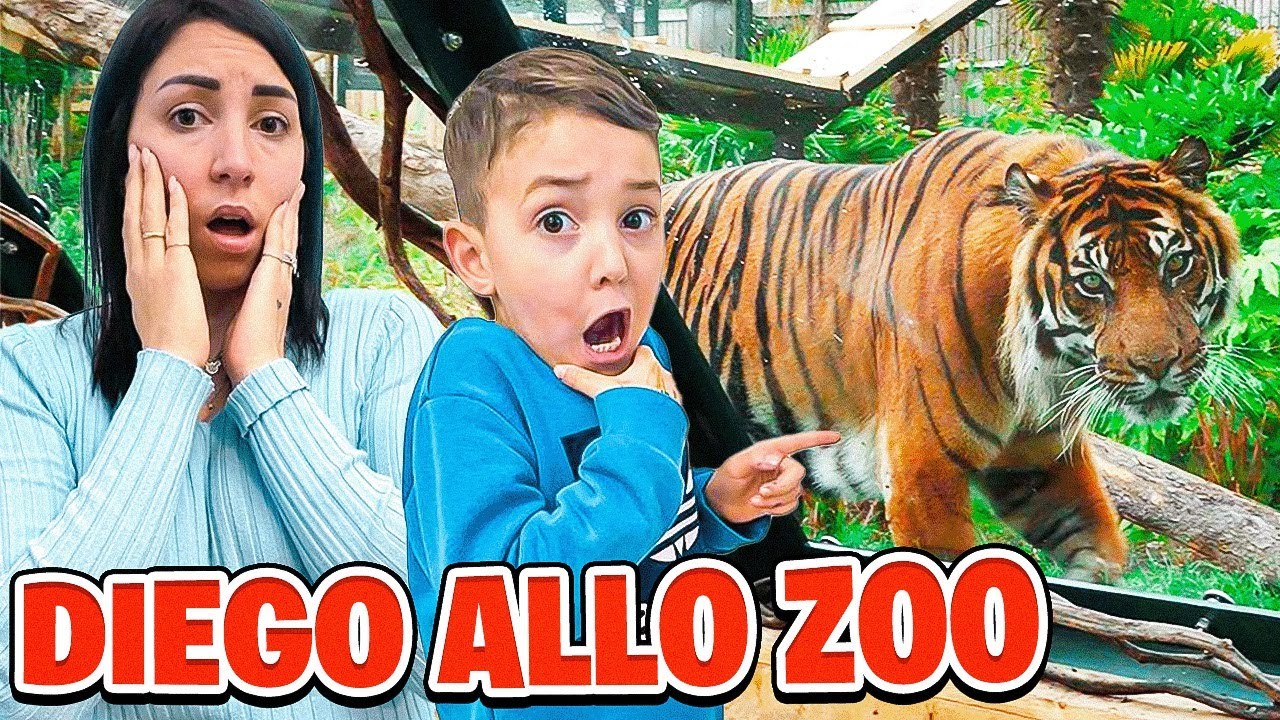 VLOG! MAMMAGIULIA E FIGLIACHIARA ALLO ZOO DEGLI ANIMALI PER 24 ORE CON FIGLIODIEGO! #mgfc