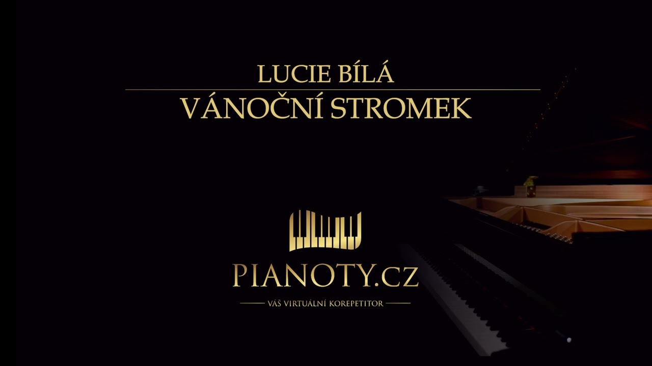 Lucie Bílá - Vánoční stromek (klavírní doprovod / karaoke)