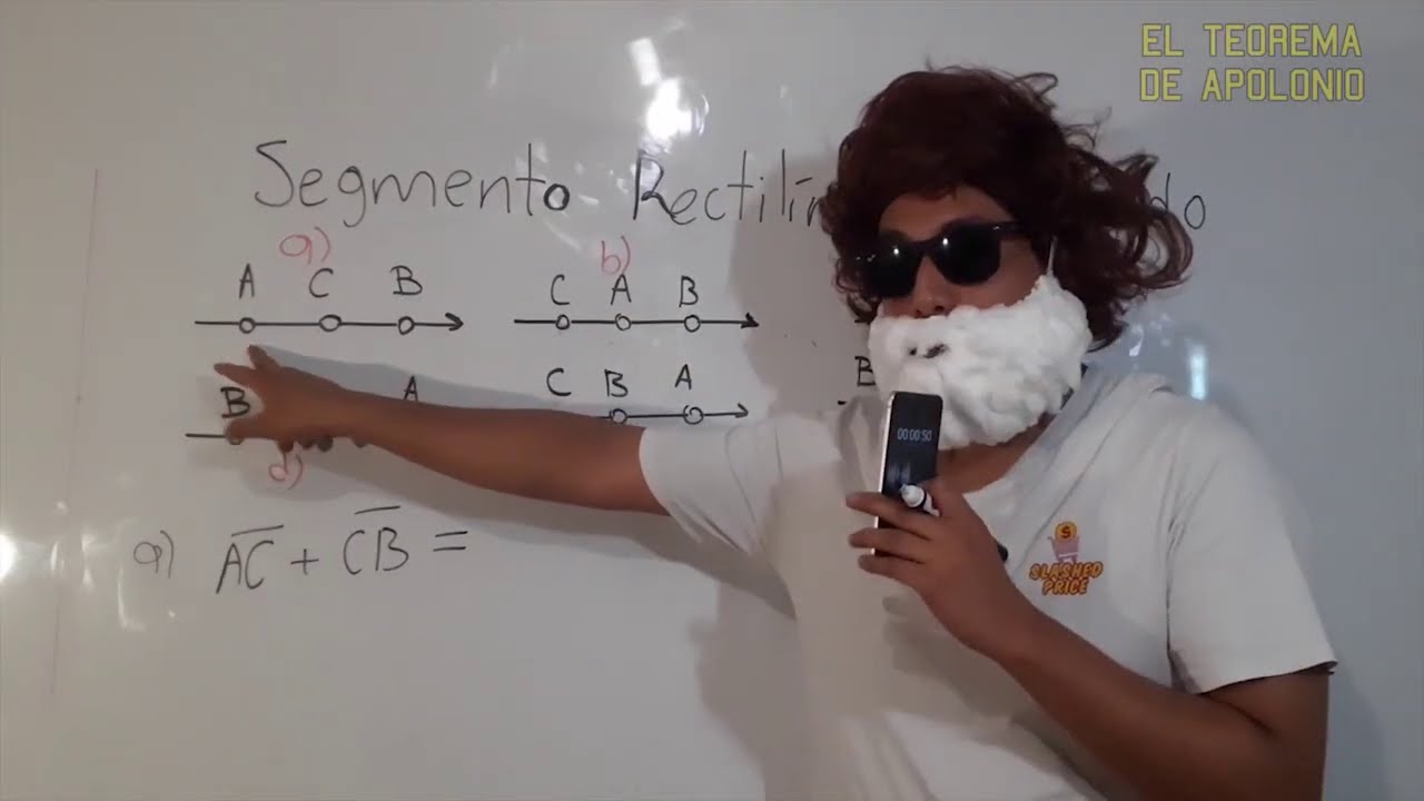🧮Segmento Rectilíneo Dirigido🔴↔️🔴 en GEOMETRÍA ANALÍTICA | El Teorema de Apolonio