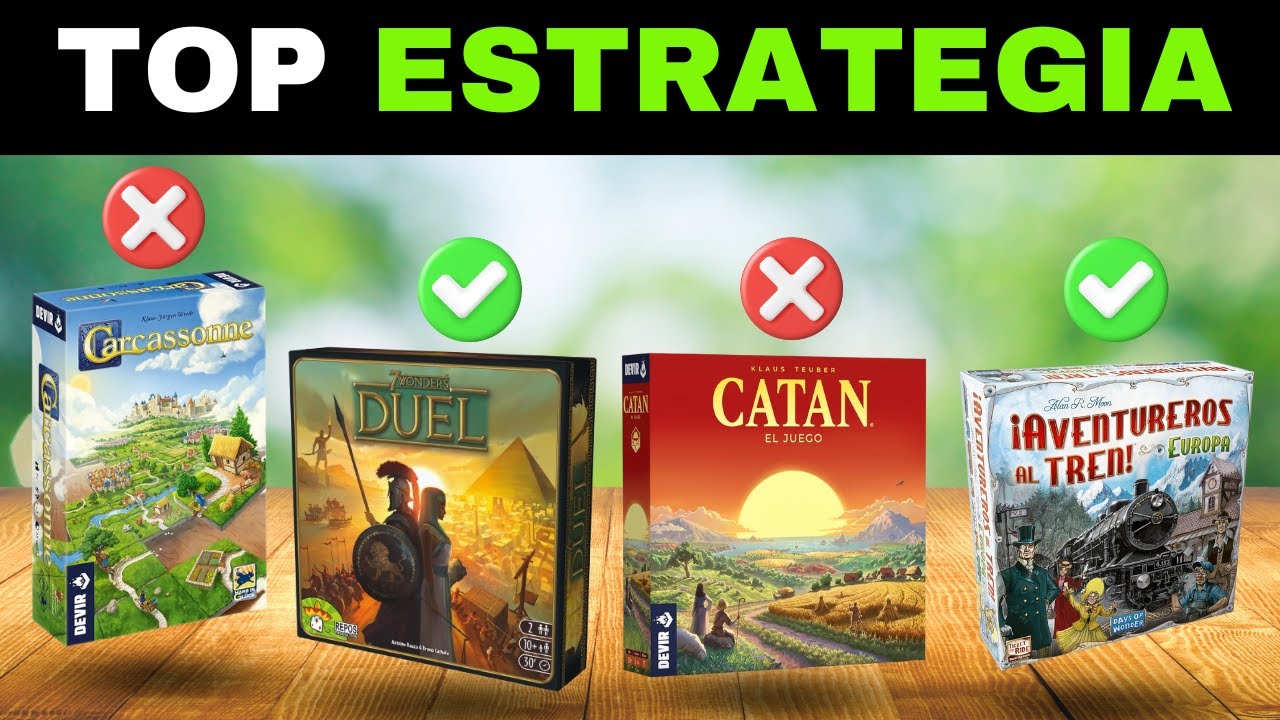 ✅ 7 Mejores Juegos de Mesa de Estrategia y Gestión de Recursos [2026] para Grupos, Família y Parejas