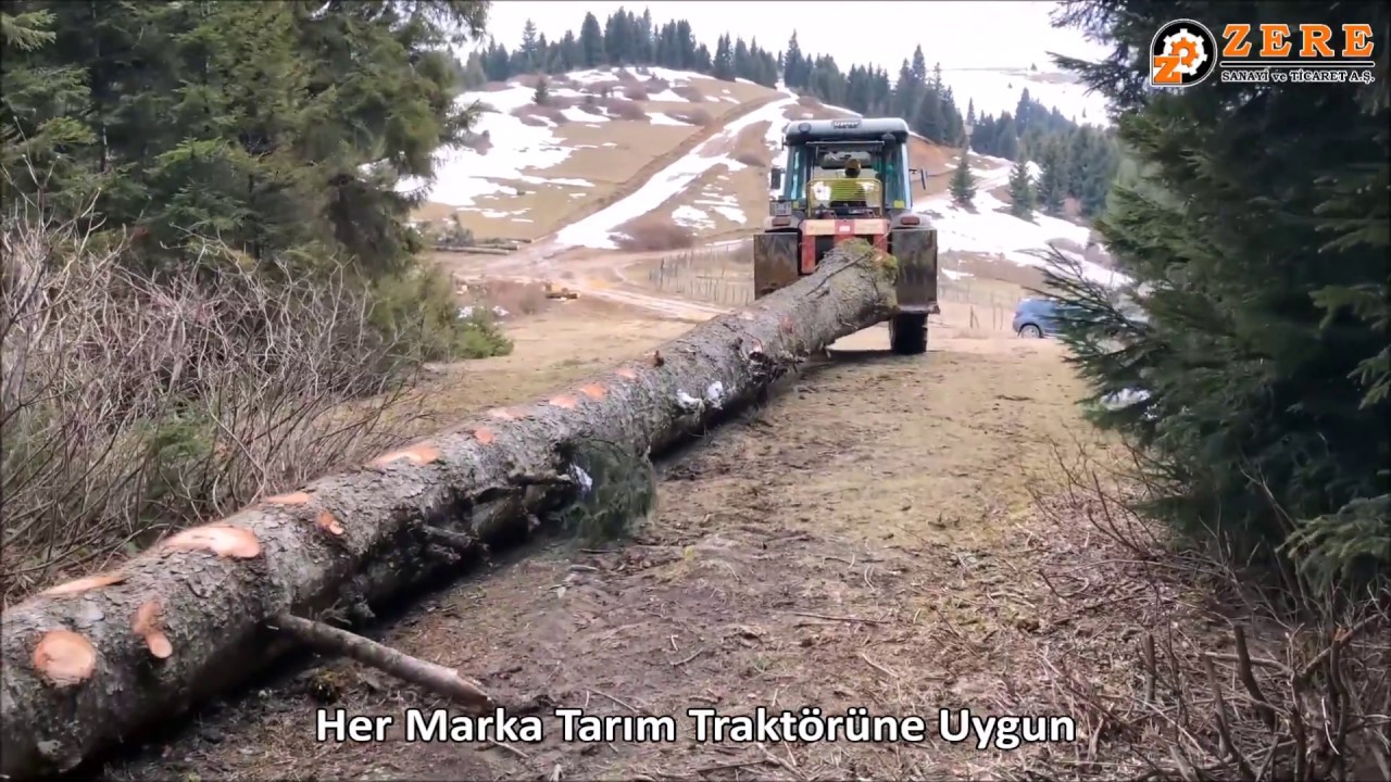 Zere 2X-200 Pro - Tomruk Çekme Vinci - Forestry Winch
