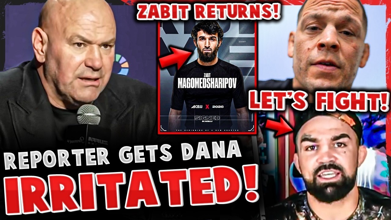 Dana White SNAPS at Reporter! Zabit Returns, Nate Diaz Calls Out Mike Perry & More MMA News