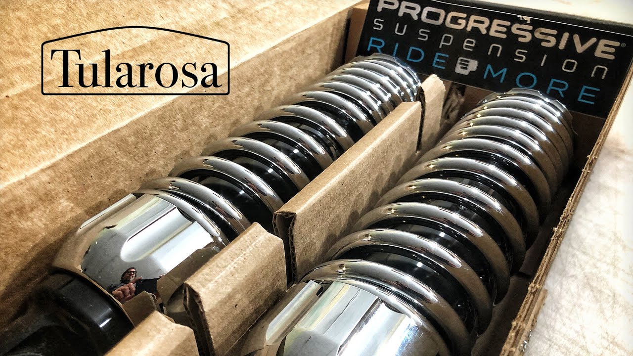 Progressive 444 Shocks Install and Test On Indian Scout