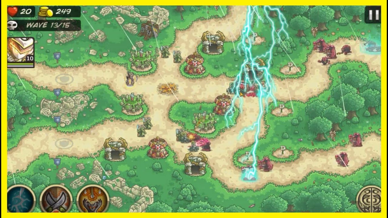 Kingdom Rush Origins - Galadrian's Wall - 3 Stars