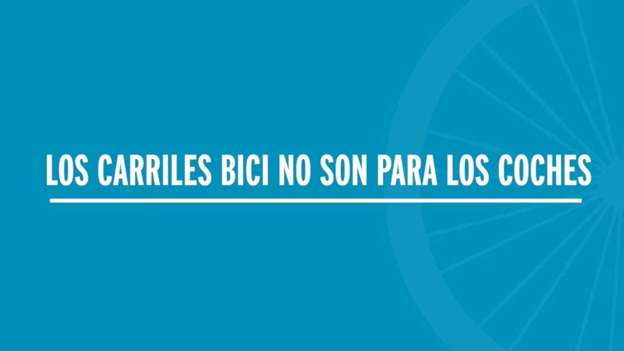 Los Carriles Bici No Son Para Los Coches