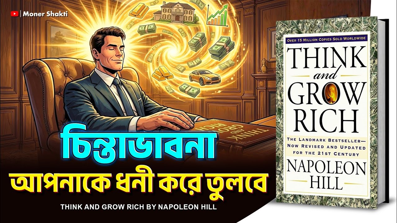 ধনী হওয়ার গোপন সূত্র! 🤫 | Think and Grow Rich Bangla Book Summary | Napoleon Hill | Moner Shakti